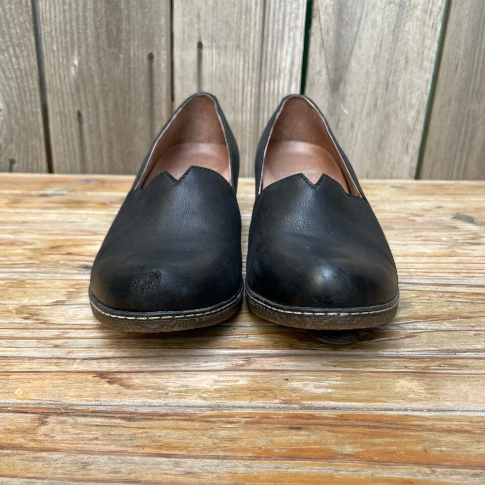 Dansko Liliana Black Wedge Loafer Size EUR 35 US 5 - Picture 11 of 16